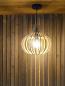 Preview: Holz Hängelampe N7